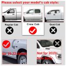 Dodge RAM Fußmatten, Gummi 3D, für 2013-2018 CREW Cab, vorne und hinten